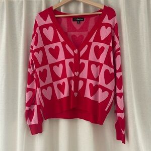 Target heart sweater